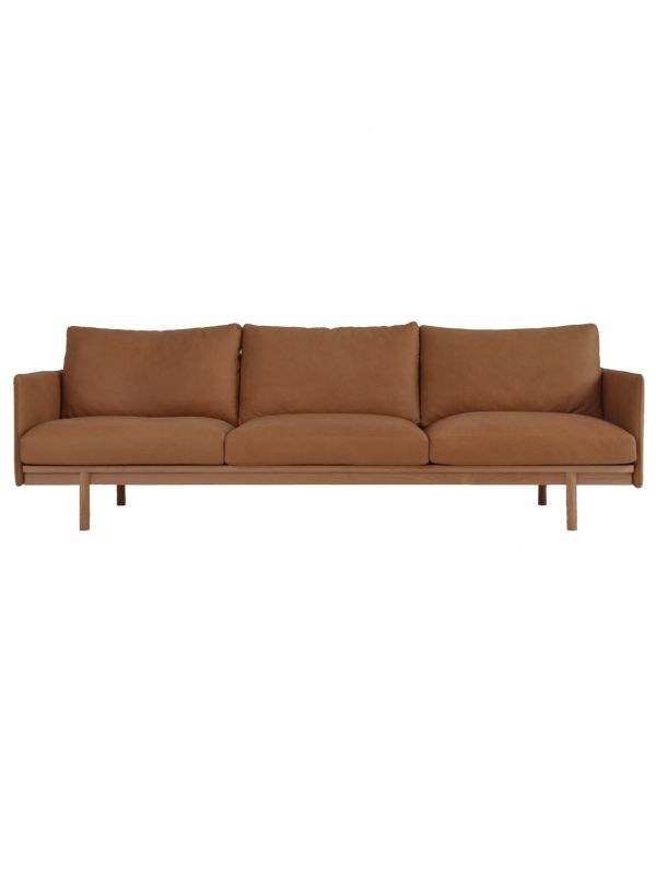 Tolv Pensive 3 Seater Leather Sofa