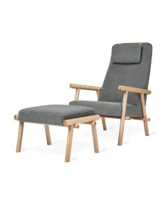 Labrador Chair + Ottoman | Auckland Bluff
